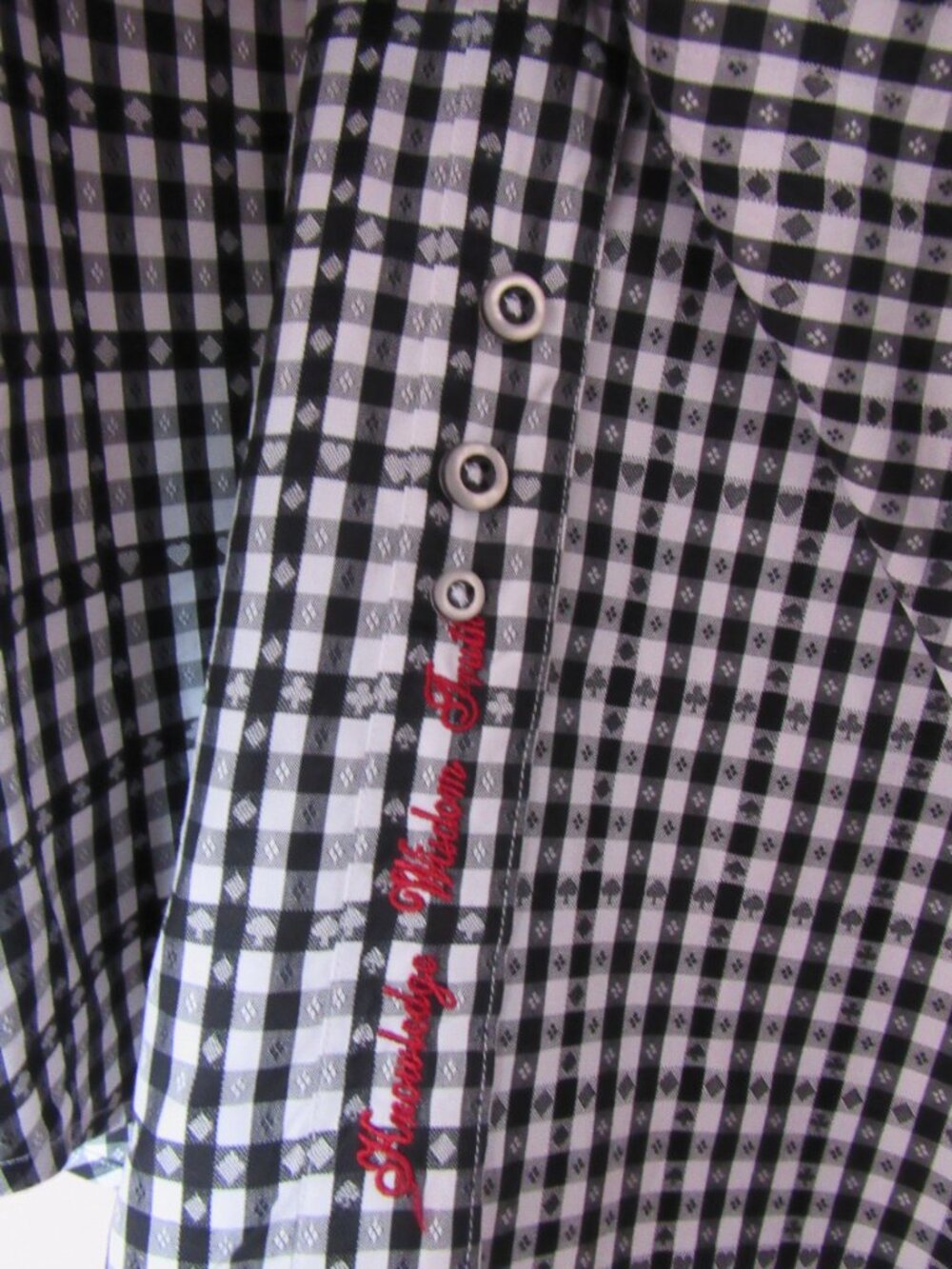 Robert Graham Casual Shirt Mens L Black Geometric Long sleeves - Picture 8 of 12